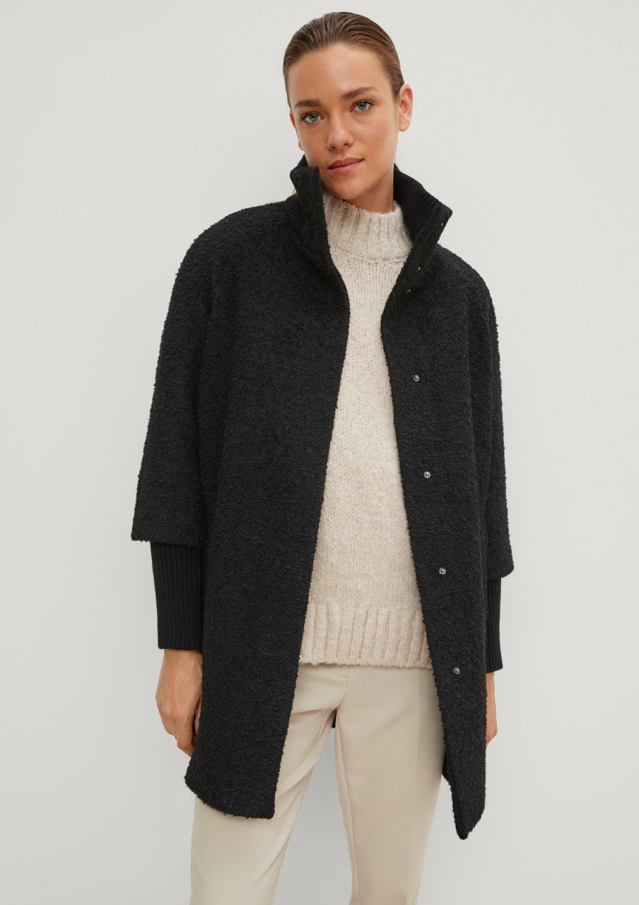 Comma Kurzmantel Aus Boucle Jacken