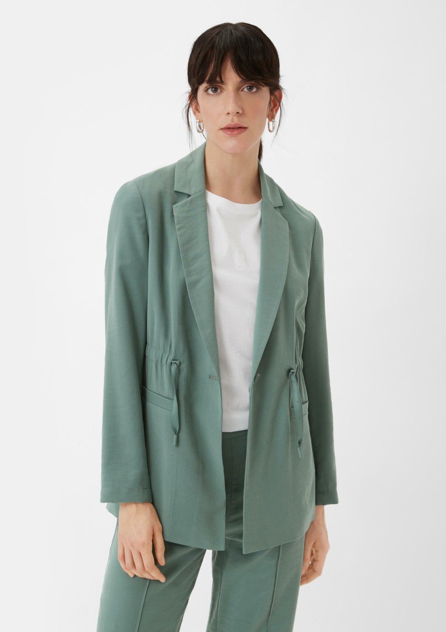 Comma Blazer Aus Viskosetwill Blazer