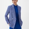 Comma Taillierter Blazer Aus Boucle Blazer