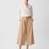 Comma Loose: Culotte Aus Leinenmix Hosen