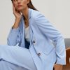 Comma Blazer Aus Lyocell Blazer