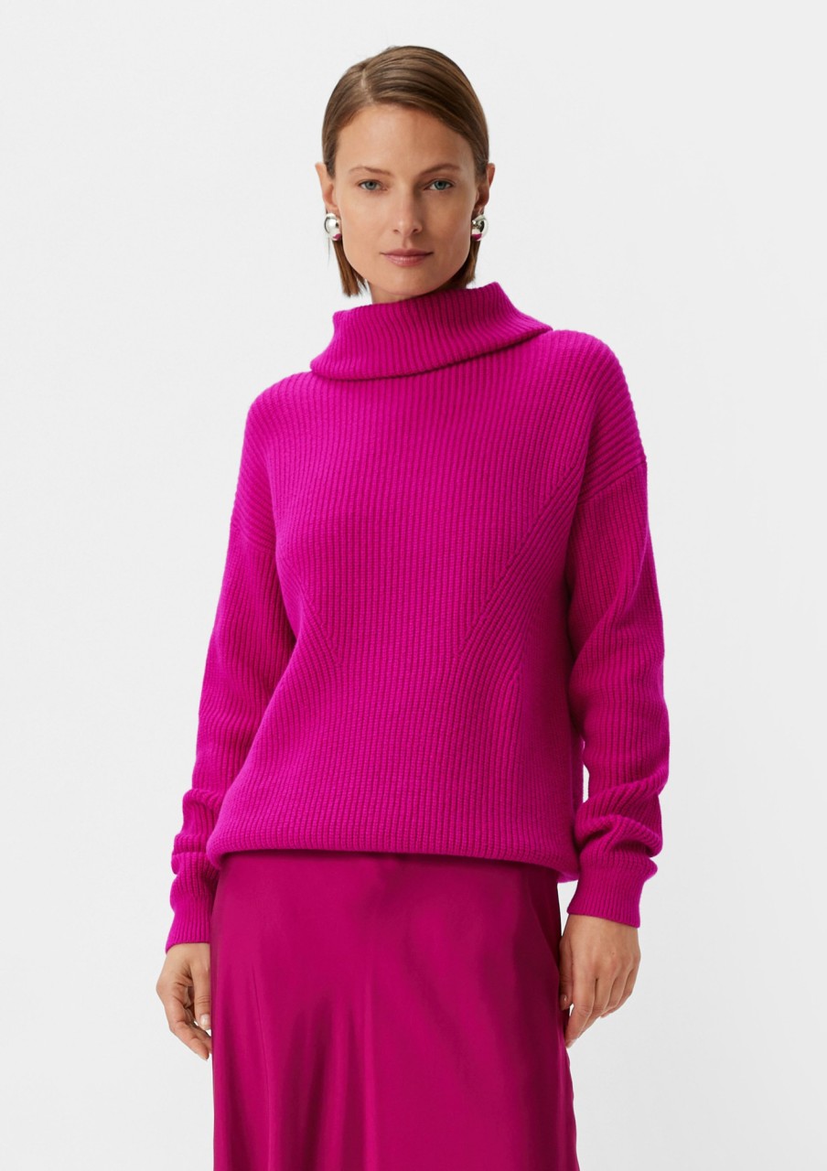 Comma Strickpullover Mit Turtleneck Strick