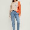 Comma Regular: 7/8 Mom-Jeans Jeans