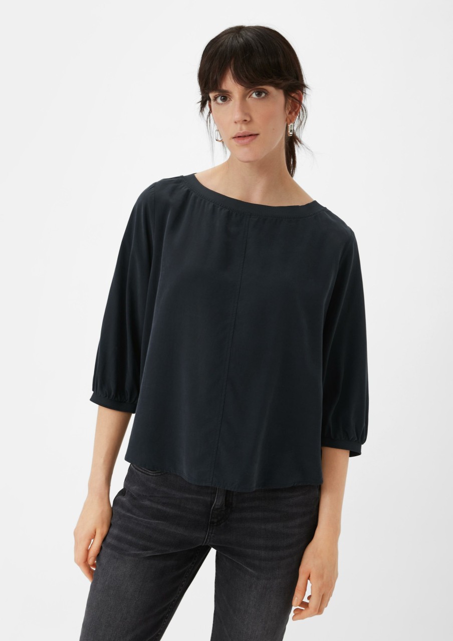 Comma 3/4-Arm-Bluse Aus Modal Blusen