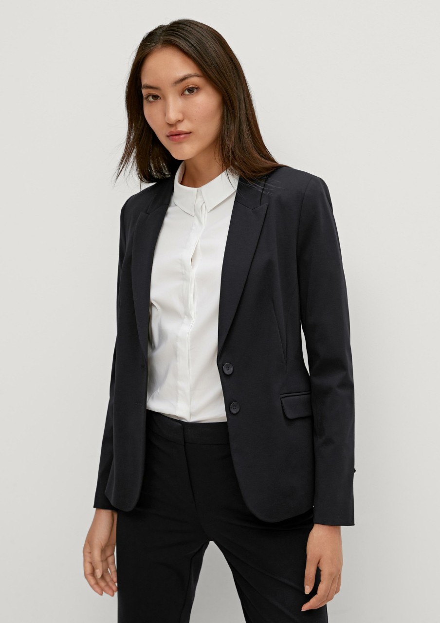 Comma Blazer Mit Angedeuteten Pattentaschen Blazer