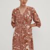 Comma Kleid Mit Allover-Print Kleider