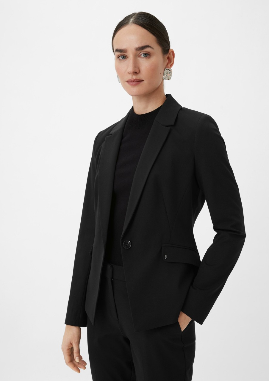 Comma Blazer Aus Viskosemix Blazer