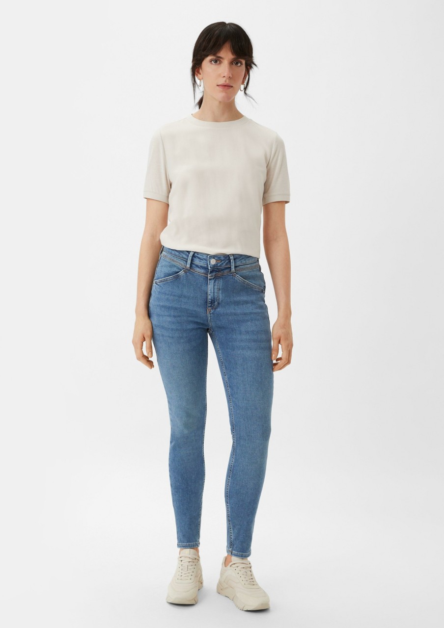 Comma Superskinny-Jeans Mit Verkurztem Bein Jeans