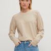 Comma Pullover Mit Strickmuster Strick