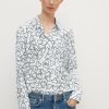 Comma Viskosebluse Mit Muster-Struktur Blusen