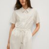 Comma Overall Aus Leinenmix Jumpsuits