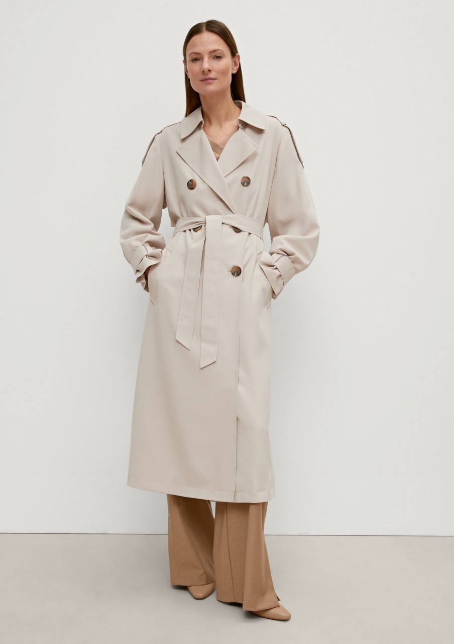 Comma Trenchcoat Mit Bindegurtel Mantel