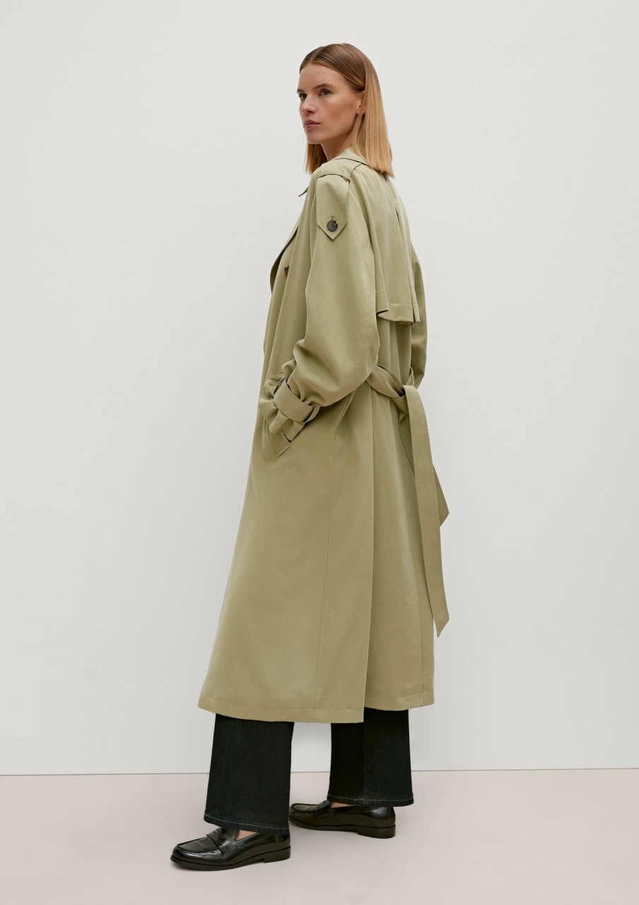 Comma Trenchcoat Mit Bindegurtel Mantel