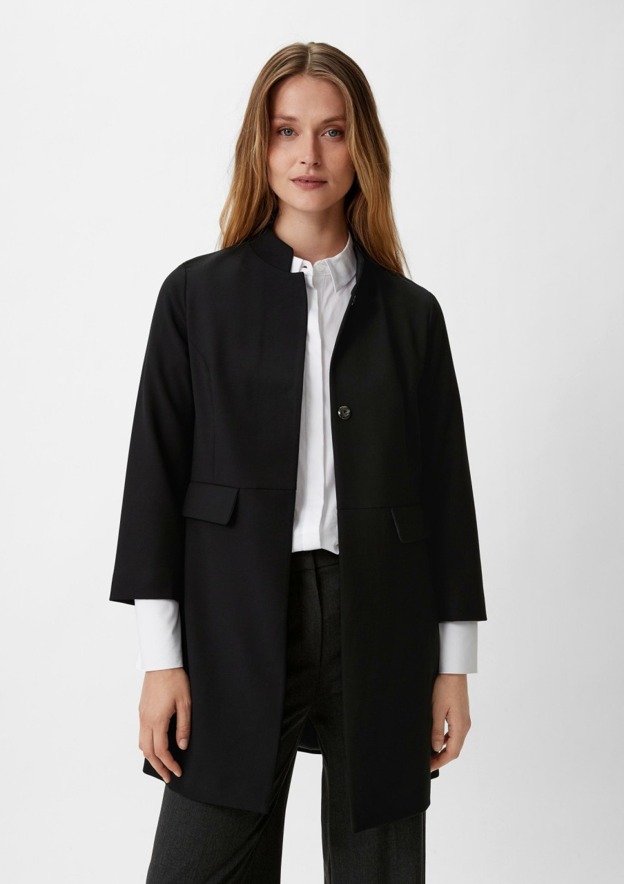 Comma Blazer Mit Stehkragen Blazer