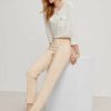 Comma Slim: 7/8-Hose Mit Zippdetails Hosen