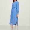 Comma Blusenkleid Mit Allovermuster Kleider