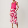 Comma Loose: Hose Mit Allover-Print Hosen