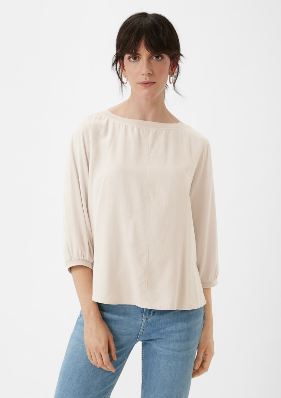 Comma 3/4-Arm-Bluse Aus Modal Blusen