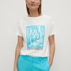 Comma T-Shirt Mit Frontprint Shirts