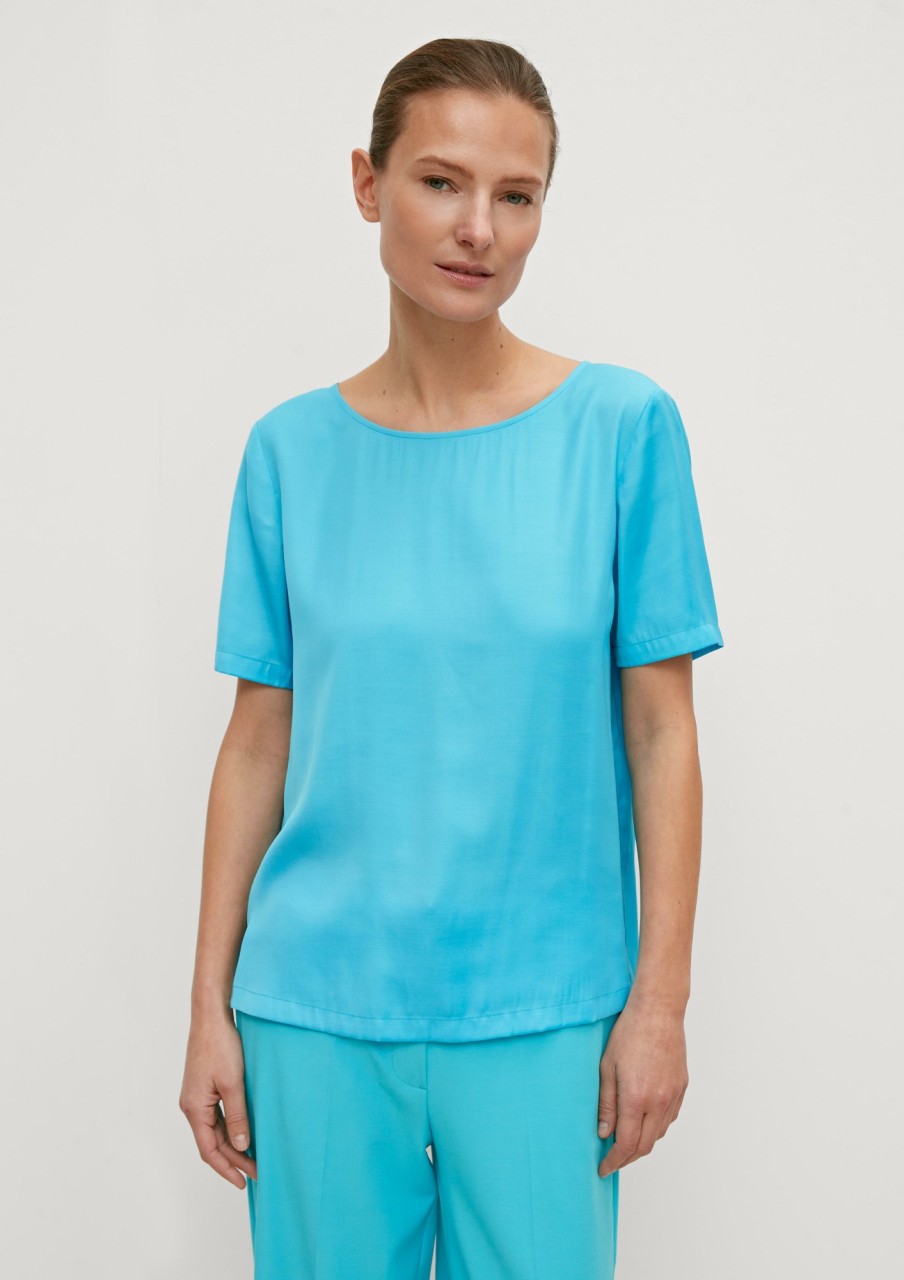 Comma Bluse Aus Viskosemix Blusen