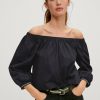 Comma Off Shoulder- Bluse Blusen