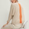 Comma Pullover Mit Colourblocking Strick