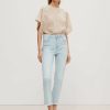 Comma Regular: Jeans Mit Ausgefranstem Saum Hosen