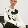 Comma Strickpullover Mit Applikation Strick