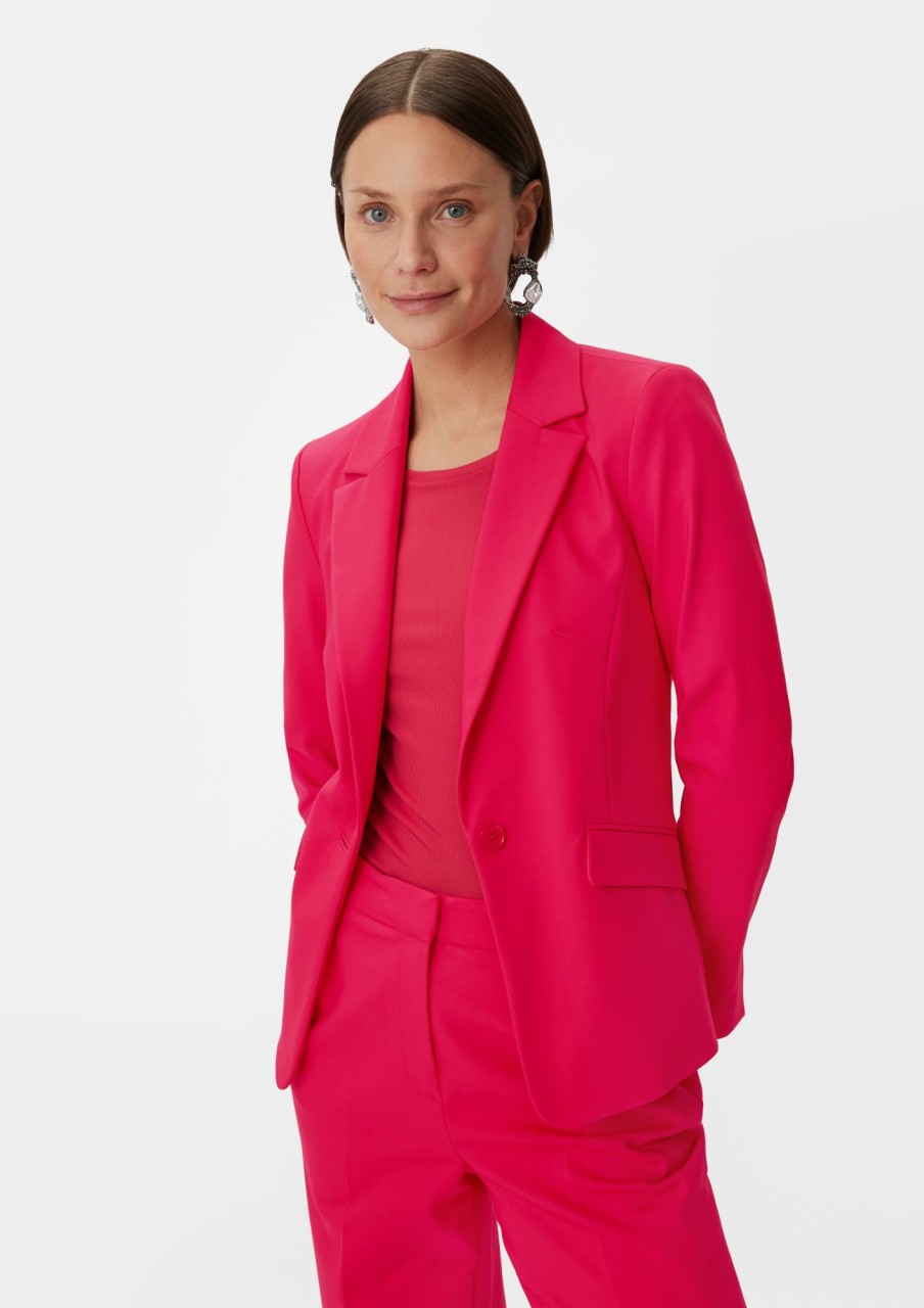 Comma Blazer Aus Baumwollmix Blazer