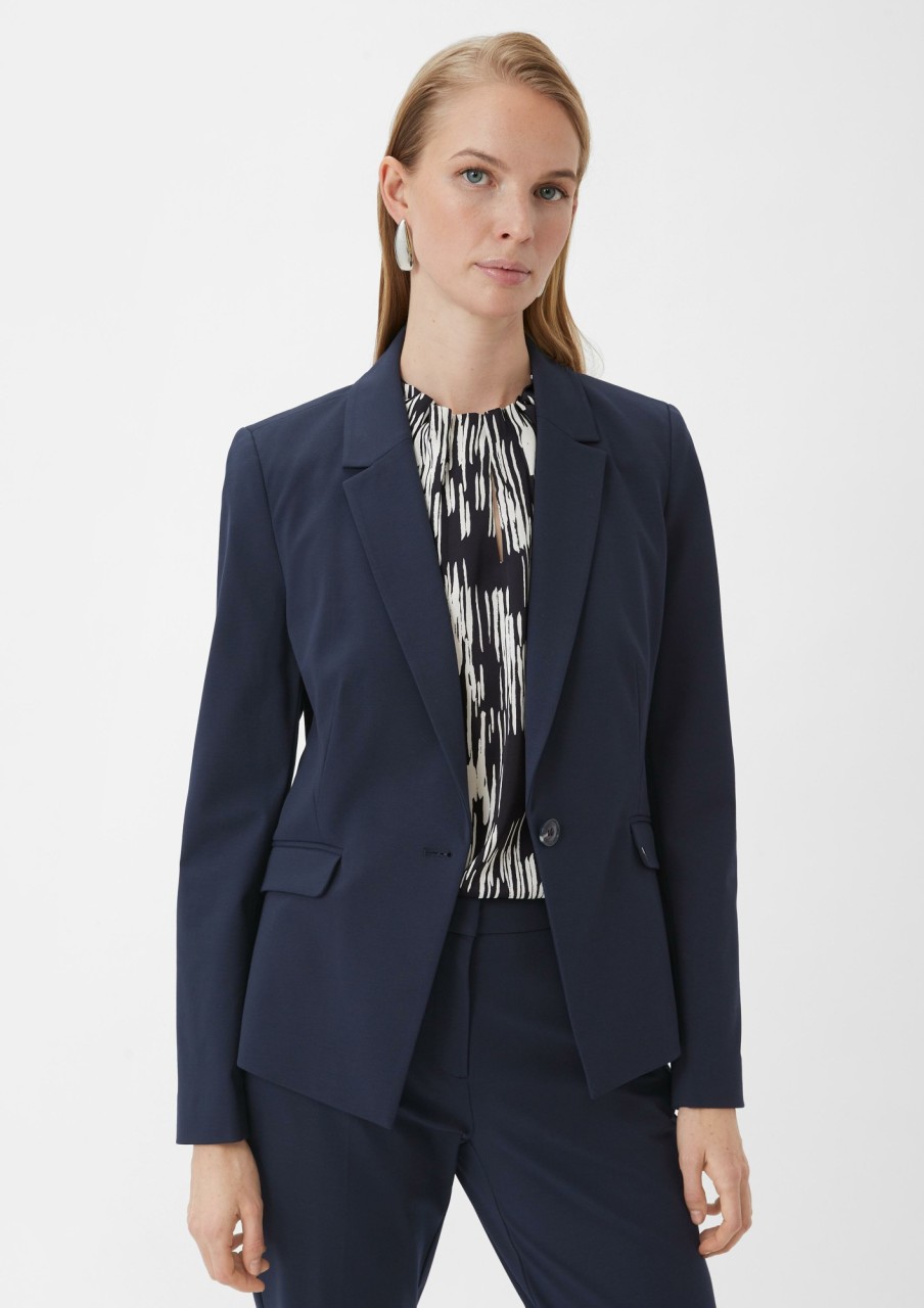 Comma Blazer Aus Viskosemix Blazer