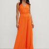 Comma Maxi-Kleid Mit Allover-Muster Kleider