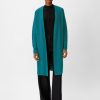 Comma Long-Cardigan Aus Viskosemix Strick