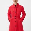 Comma Taillierter Trenchcoat Mit Bindegurtel Mantel