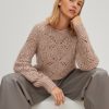 Comma Pullover Mit Strickmuster Strick