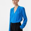 Comma Crepe-Bluse Mit Plisseefalte Blusen