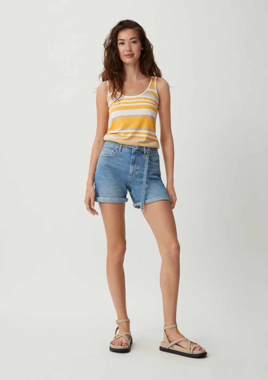 Comma Jeansshorts Mit Denimgurtel Jeans