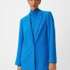 Comma Longblazer Aus Crepe Hosenanzuge