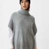 Comma Strickponcho Mit Rollkragen Accessoires