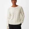 Comma Strickpullover Mit Zopfmuster Strick