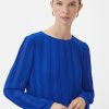 Comma Chiffonbluse Mit Plisseefalten Blusen