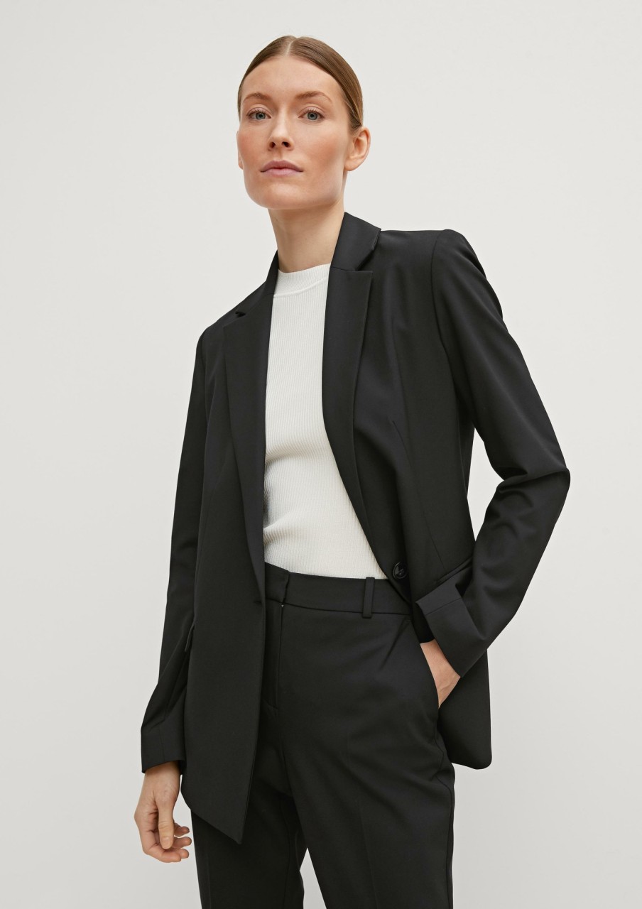 Comma Blazer Mit Twillfutter Hosenanzuge