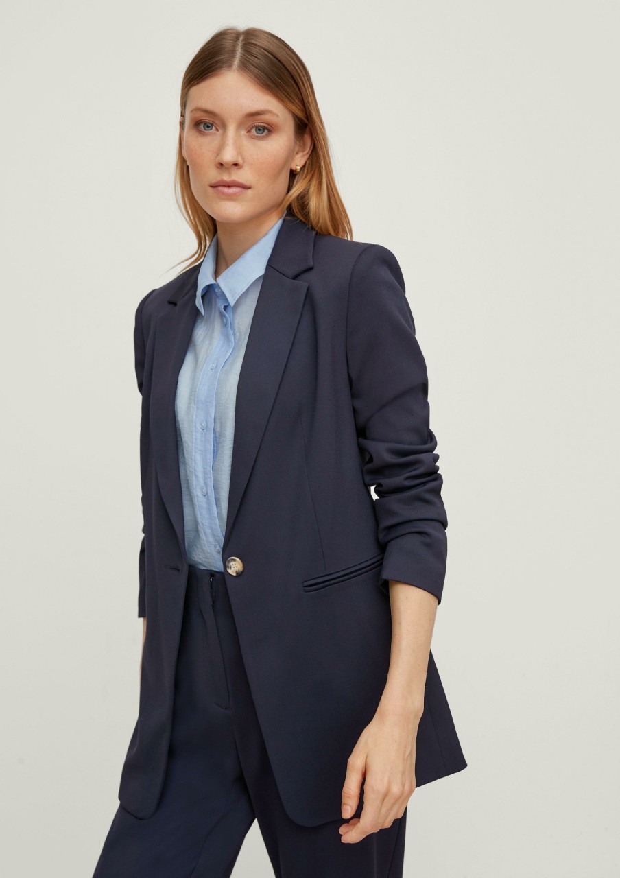 Comma Blazer Aus Viskosestretch Blazer