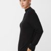 Comma Langer Strickpullover Mit Turtleneck Strick