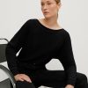 Comma Pullover Mit U-Boot-Ausschnitt Strick