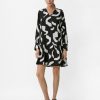 Comma Kleid Mit Allover-Print Kleider