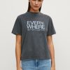 Comma T-Shirt Mit Statement-Print Shirts