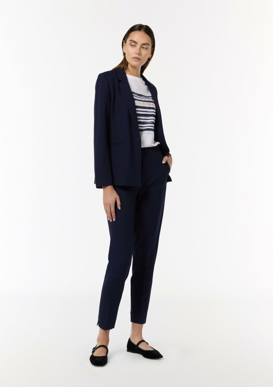 Comma Blazer Aus Jersey Blazer