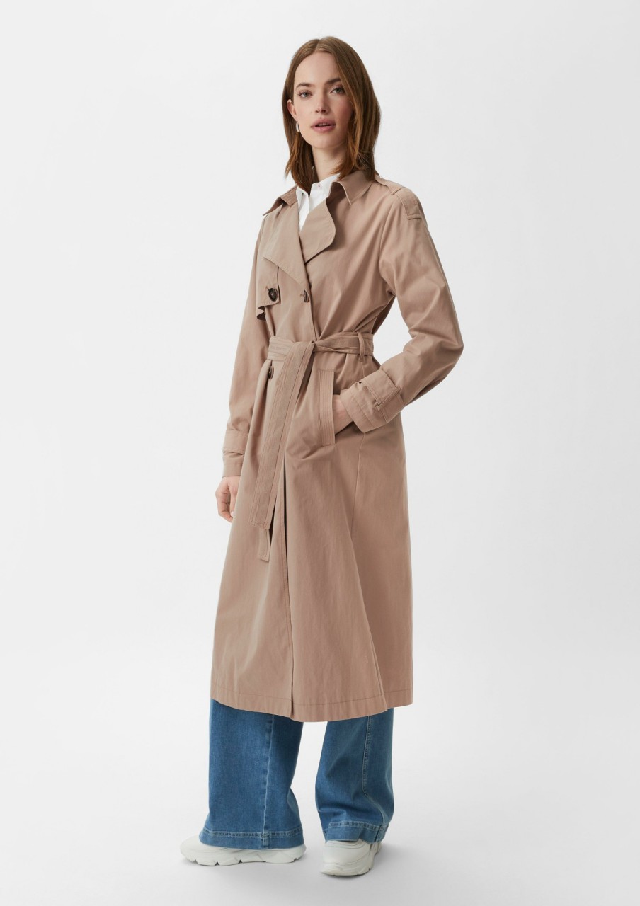 Comma Trenchcoat Mit Bindegurtel Mantel