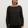 Comma Longsleeve Mit Label-Patch Shirts