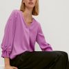 Comma Bluse Mit Knotendetails Blusen